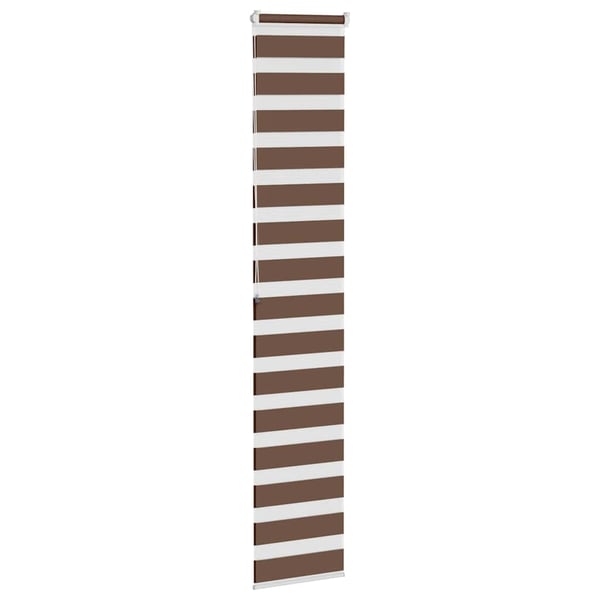 vidaXL Sebragardin brun 50x200 cm stoff bredde 45,9 cm polyester
