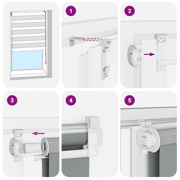 vidaXL Sebragardin brun 45x230 cm stoff bredde 40,9 cm polyester