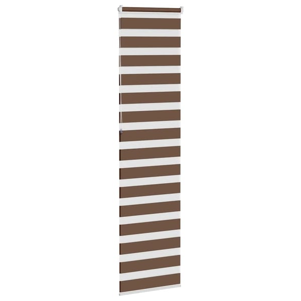 vidaXL Sebragardin brun 65x230 cm stoff bredde 60,9 cm polyester