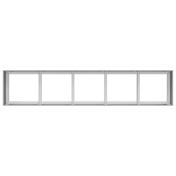 vidaXL Plantekasse 200x40x40 cm galvanisert stål