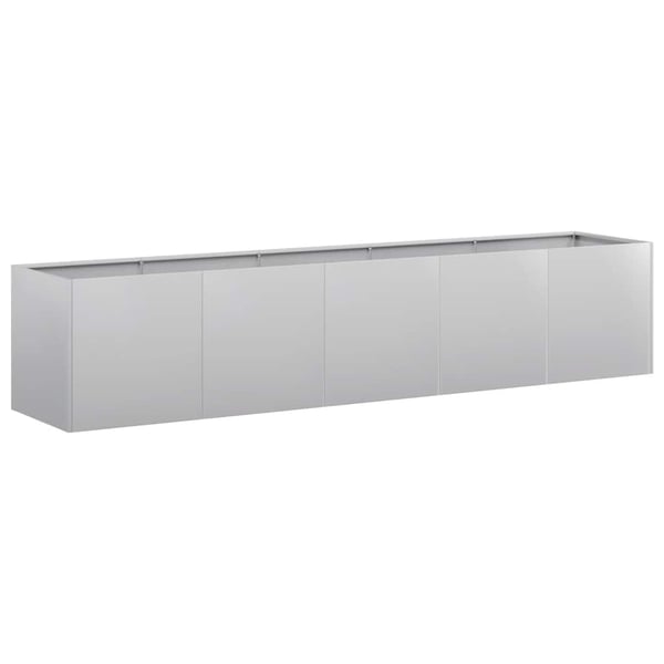 vidaXL Plantekasse 200x40x40 cm galvanisert stål