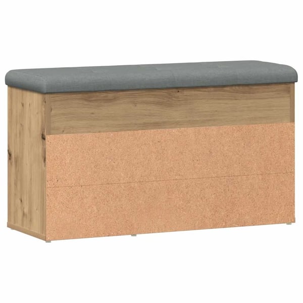 vidaXL skobænk 82x32x45,5 cm konstrueret træ kunsteg