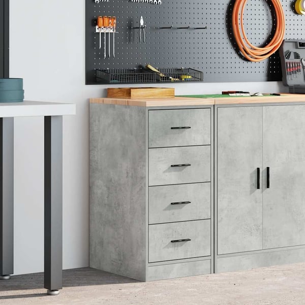 vidaXL Garasje Oppbevaringsskap Sonoma eik 40x51x85 cm Heltre Furu