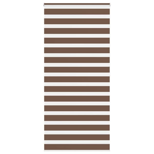 vidaXL Sebragardin brun 115x200 cm stoff bredde 110,9 cm polyester