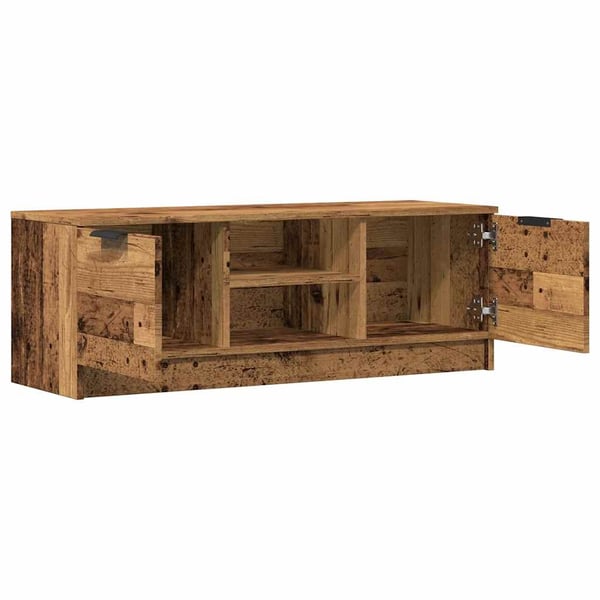 vidaXL TV-benk gammelt tre 102x35x36,5 cm konstruert tre