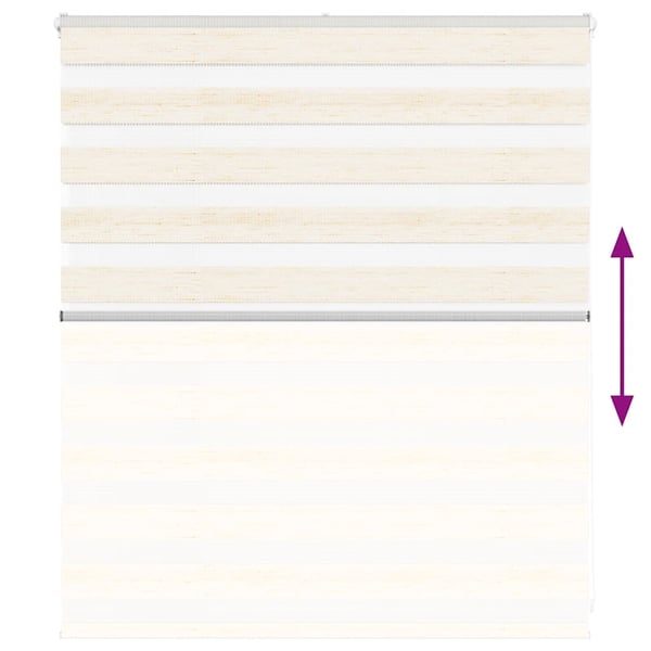 vidaXL Sebragardin brun 145x230 cm stoff bredde 140,9 cm polyester