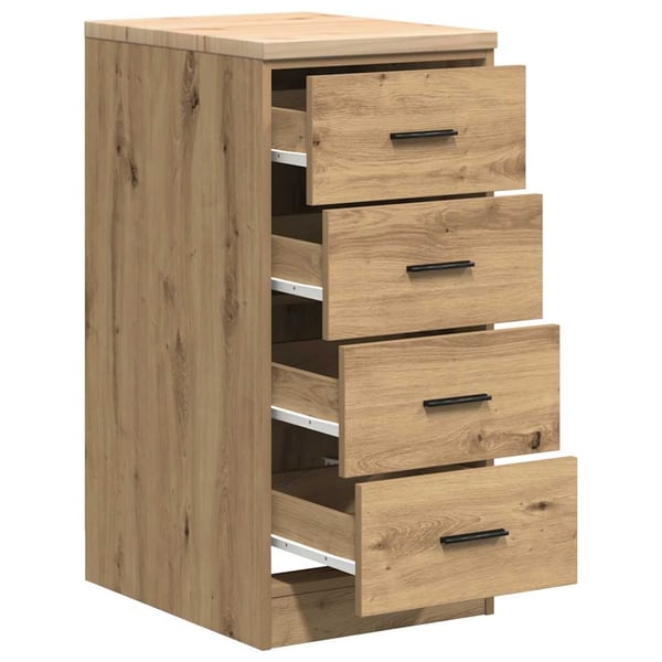 vidaXL Garasje Oppbevaringsskap Håndverker eik 40x51x85 cm Heltre Furu