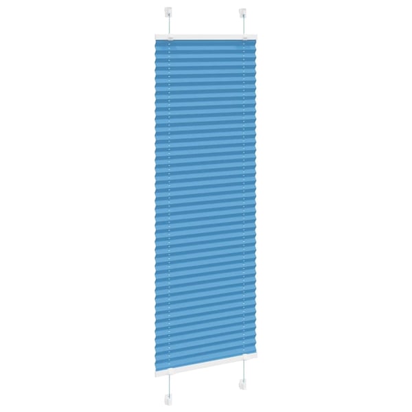 vidaXL Plisségardin Blå 50x150 cm Stofbredde 49,4 cm Polyester