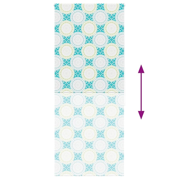 vidaXL Dusjrullgardin 90x240 cm Stoff Bredde 86 cm