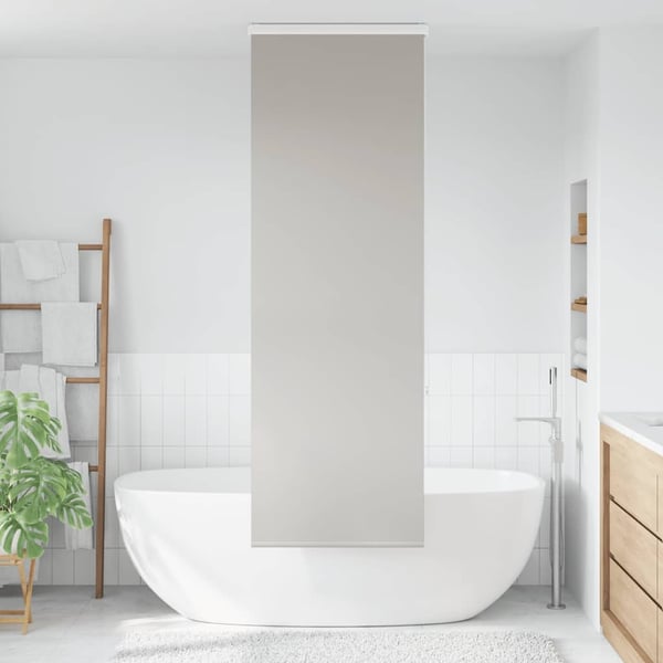 vidaXL Dusjrullgardin med kassett 80x240 cm Stoffbredde 76 cm