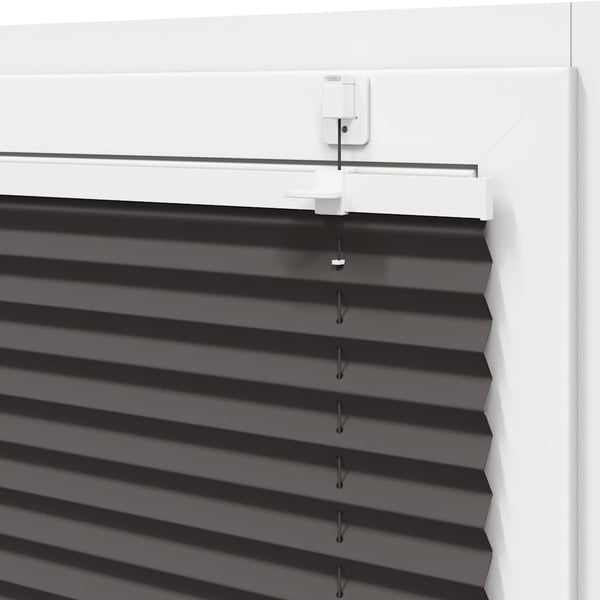 vidaXL Plisségardin Sort 65x150 cm Stofbredde 64,4 cm Polyester