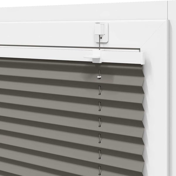 vidaXL plisségardin antrasitt 115x150cm Stoff Bredde 114,4cm Polyester