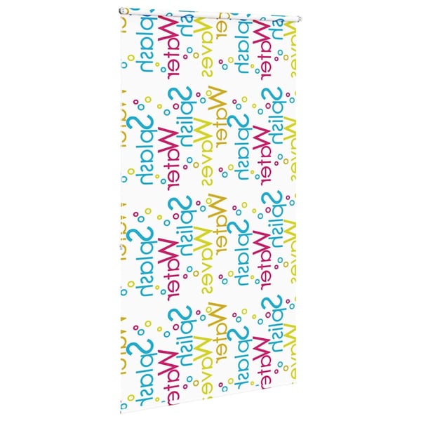 vidaXL Rullgardin för dusch 140x240 cm tyg bredd 136 cm