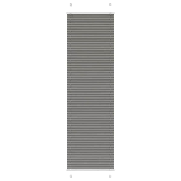 vidaXL plisségardin antrasitt 60x200 cm Stoff Bredde 59,4 cm Polyester