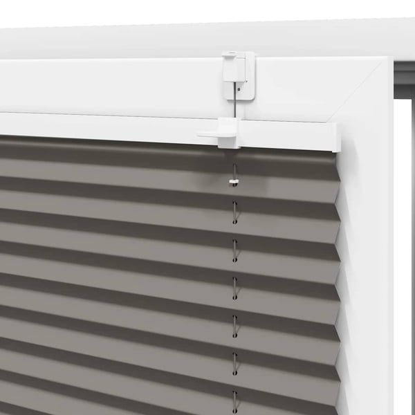 vidaXL plisségardin antrasitt 85x150 cm Stoff Bredde 84,4 cm Polyester