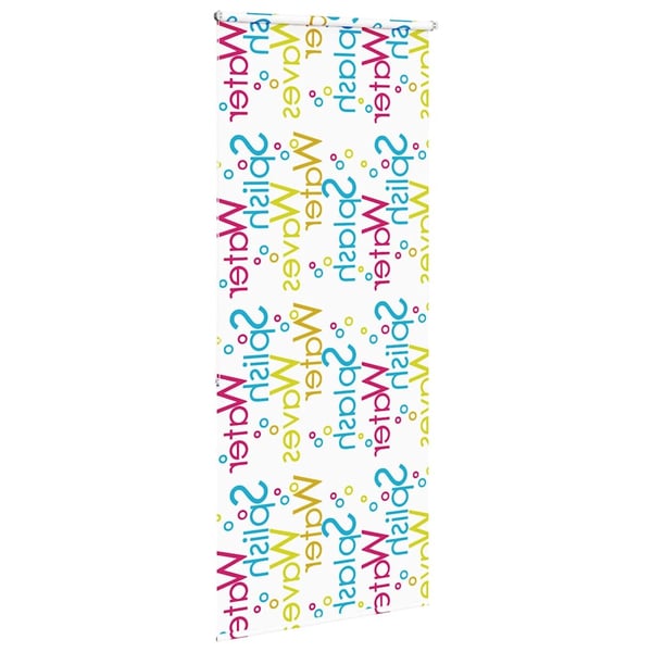vidaXL Dusjrullgardin 110x240 cm Stoff Bredde 106 cm