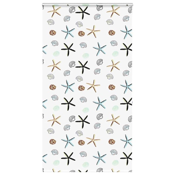 vidaXL Duschrullgardin med kassett 140x240 cm tyg bredd 136 cm