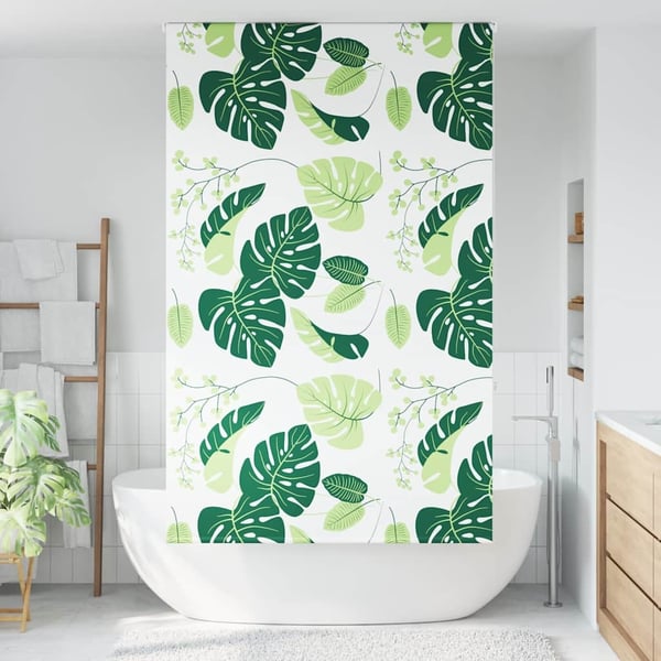 vidaXL Dusjrullgardin 120x240 cm Stoff Bredde 116 cm