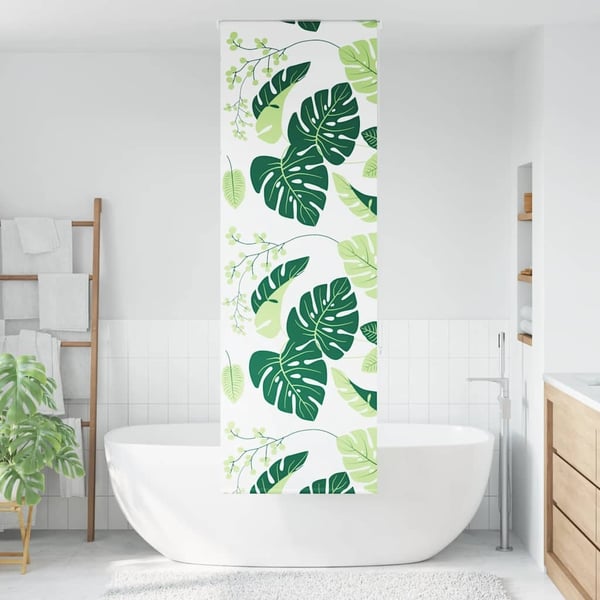 vidaXL Rullgardin för dusch 60x240 cm tyg bredd 56 cm