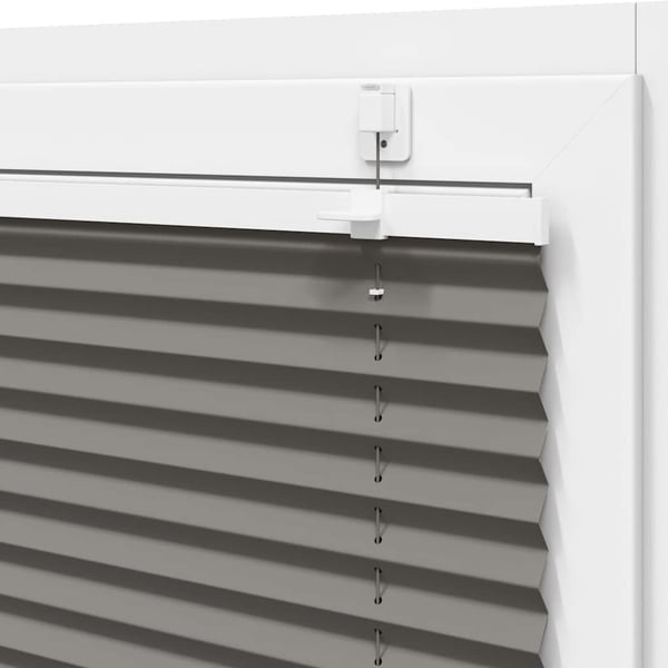vidaXL plisségardin antrasitt 85x100 cm Stoff Bredde 84,4 cm Polyester