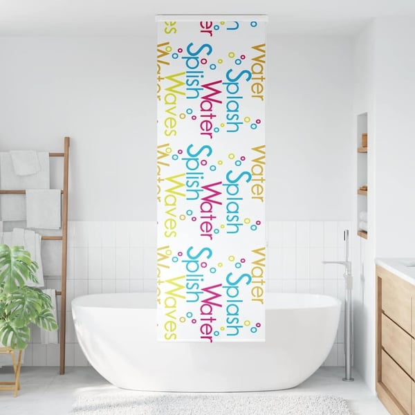 vidaXL dusjrullgardin med kassett 60x240 cm Stoffbredde 56 cm