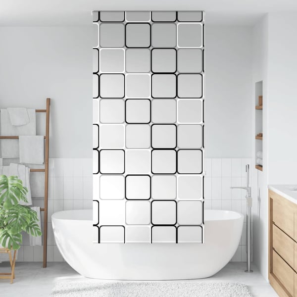vidaXL Dusjrullgardin 110x240 cm Stoff Bredde 106 cm