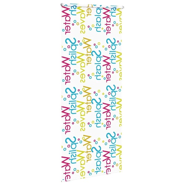 vidaXL Dusjrullgardin 90x240 cm Stoff Bredde 86 cm