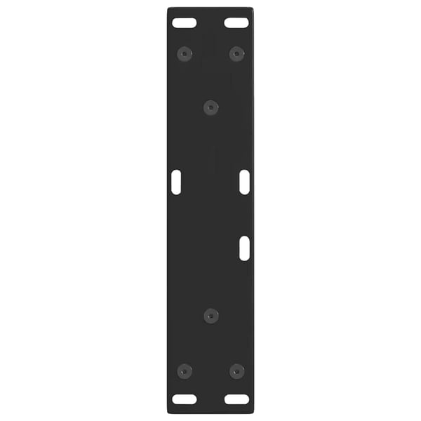 vidaXL sofabordsben V-formet 2 stk. sort 28 x (42-43,3) cm stål