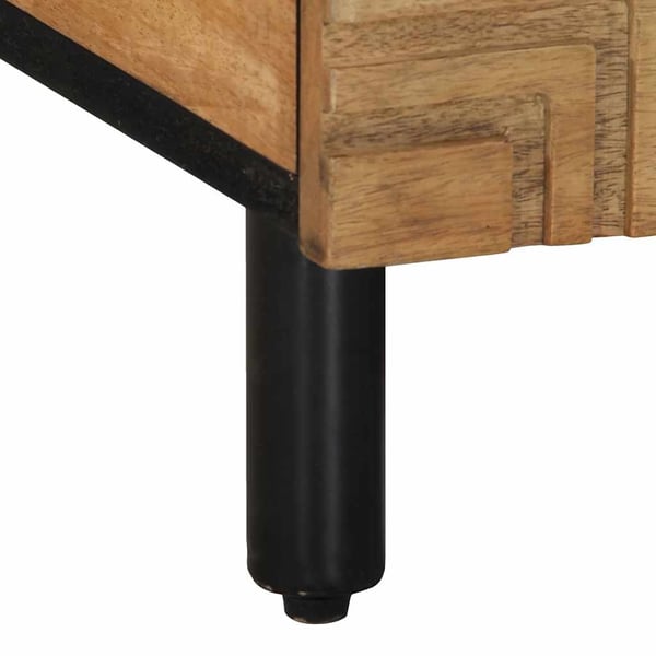 vidaXL Salongbord brun 100x54x40 cm heltre mango