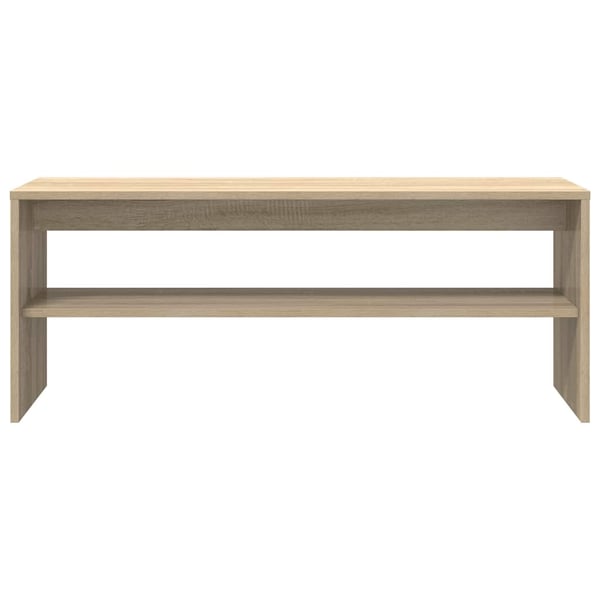 vidaXL TV-benk sonoma eik 100x40x40 cm sponplate