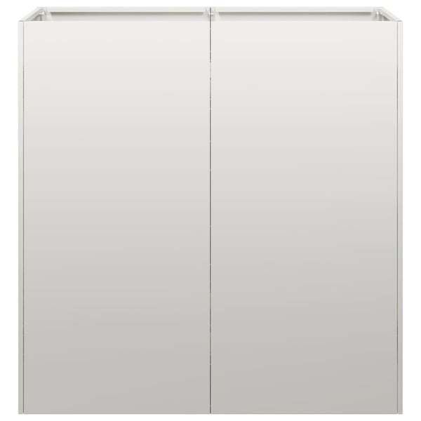 vidaXL Plantekasse 80x40x80 cm rustfritt stål