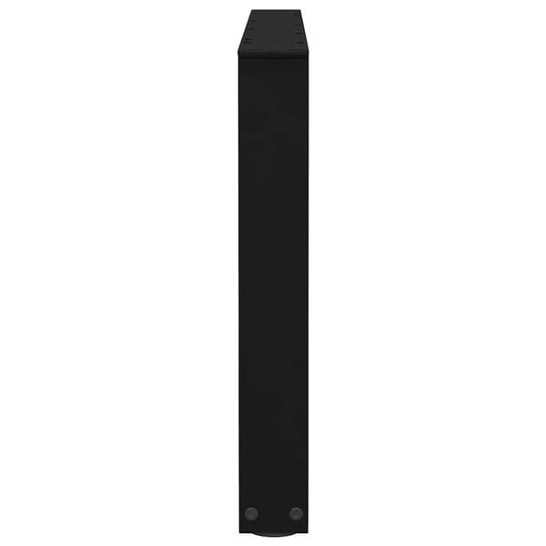 vidaXL sofabordsben V-formet 2 stk. sort 70 x (42-43,3) cm stål