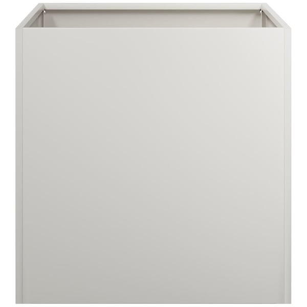 vidaXL Plantekasse 40x40x40 cm rustfritt stål