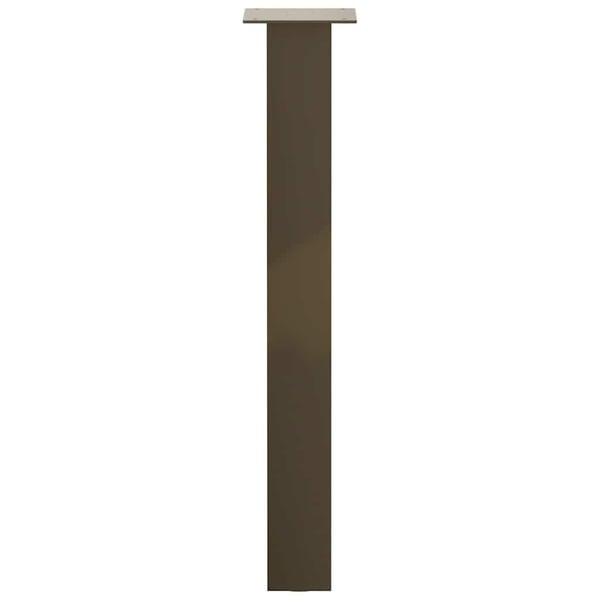 vidaXL Konsollbordben 4 stk naturstål 72 cm stål
