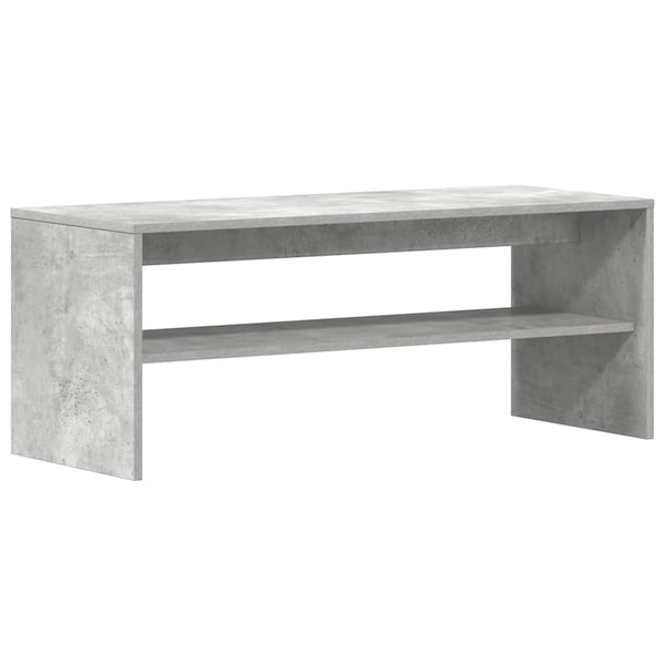 vidaXL TV-benk betonggrå 100x40x40 cm sponplate