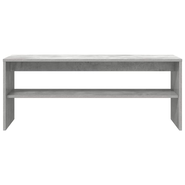 vidaXL TV-benk betonggrå 100x40x40 cm sponplate