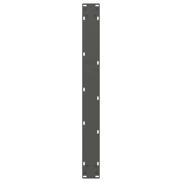 vidaXL Spisebordben V-formet 2 stk antrasitt 100x(72-73,3) cm stål