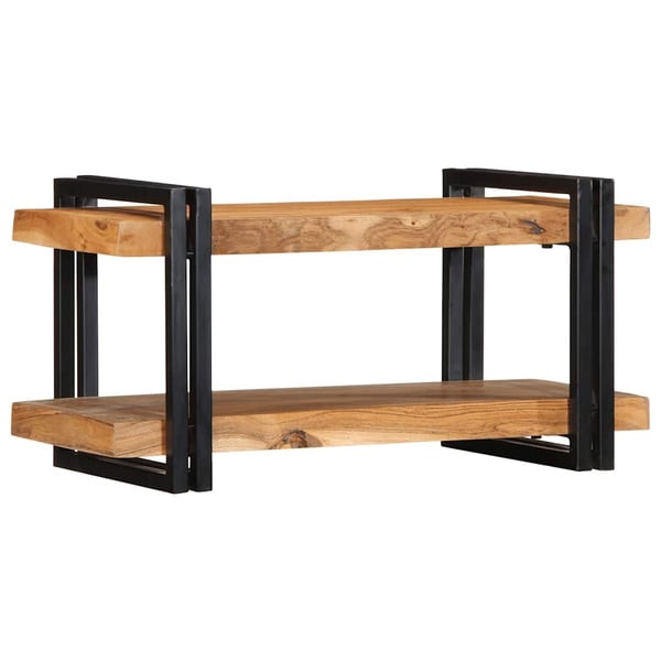vidaXL Seinähylly 70x33x35 cm Massiivipuu akaasia