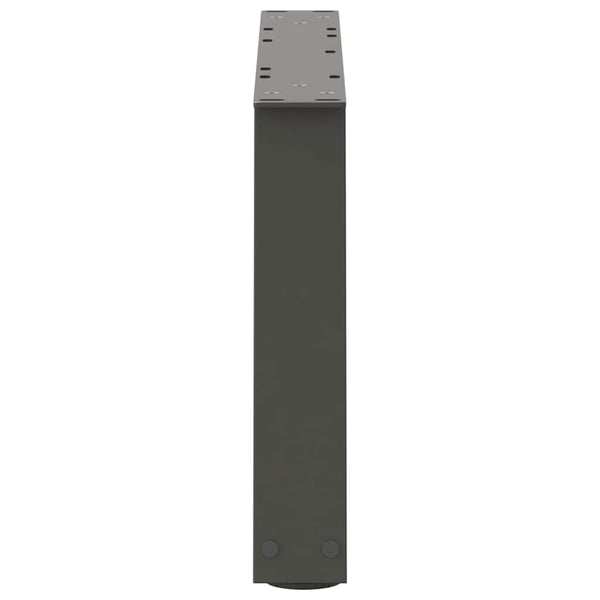 vidaXL Salongbordben V-formet 2 stk antrasitt 50x(30-31,3) cm stål