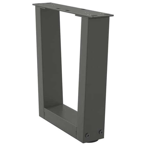 vidaXL Salongbordben V-formet 2 stk antrasitt 40x(30-31,3) cm stål