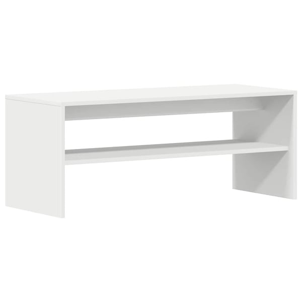 vidaXL TV-benk hvit 100x40x40 cm sponplate