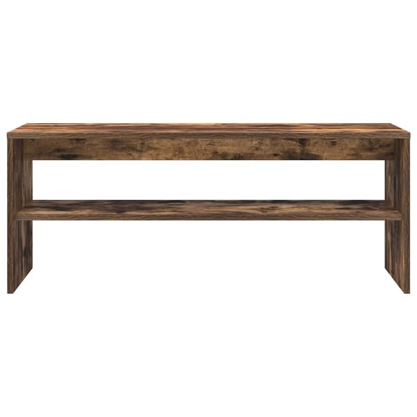 vidaXL TV-benk røkt eik 100x40x40 cm konstruert tre