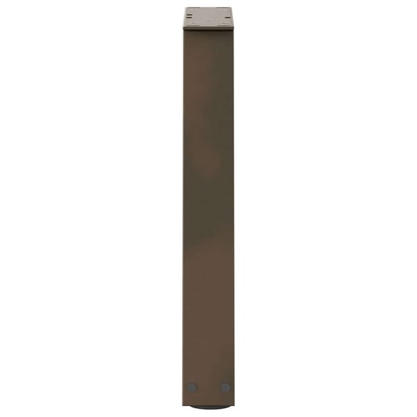 vidaXL Salongbordben V-formet 2 stk naturstål 38 x (42-43,3) cm stål