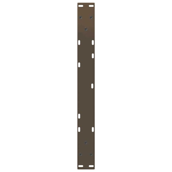 vidaXL Salongbordben V-formet 2 stk naturstål 70 x (30-31,3) cm stål