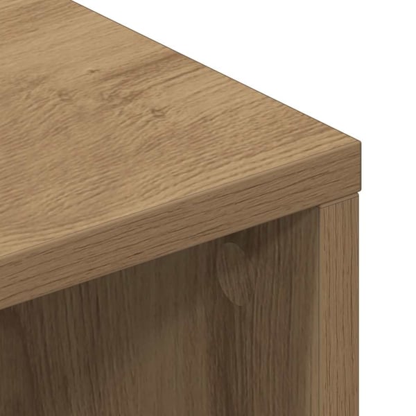 vidaXL TV-benk artisan eik 100x40x40 cm konstruert tre