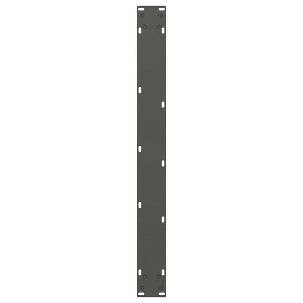 vidaXL Spisebordben V-formet 2 stk antrasitt 70 x (72-73,3) cm stål