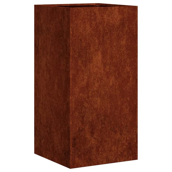 vidaXL Plantekasse rust 40x40x80 cm forvitringsstål