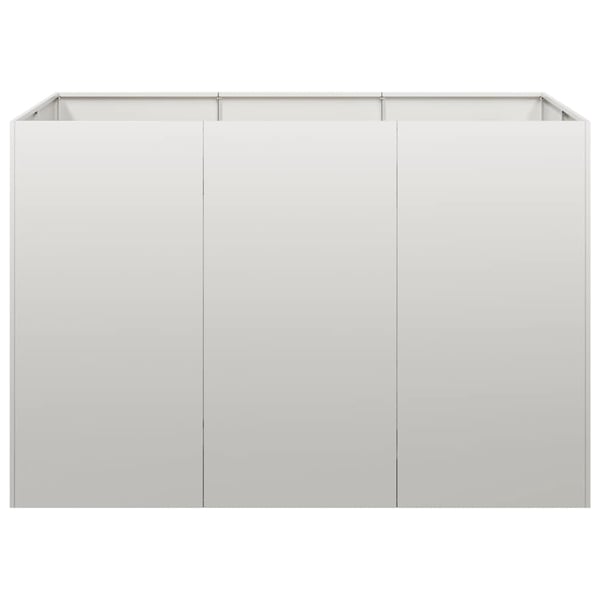 vidaXL plantekasse 120x80x80 cm rustfrit stål