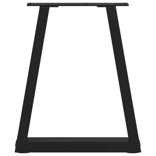 vidaXL sofabordsben V-formet 2 stk. sort 28 x (42-43,3) cm stål