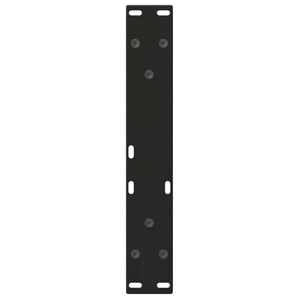 vidaXL sofabordsben V-formet 2 stk. sort 28 x (42-43,3) cm stål